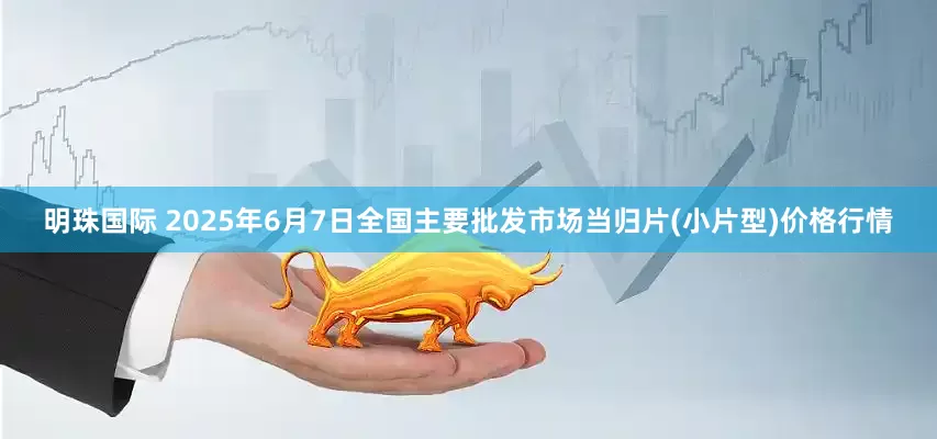 明珠国际 2025年6月7日全国主要批发市场当归片(小片型)价格行情